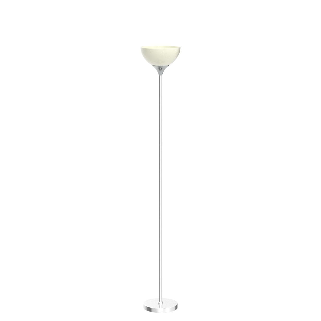 Floor Lamp, Remote Control with 4 Color Temperatures, Torchiere Floor lamp for Bedroom, Standing Lamps for Living Room, Bulb Included (Brushed Nickel)