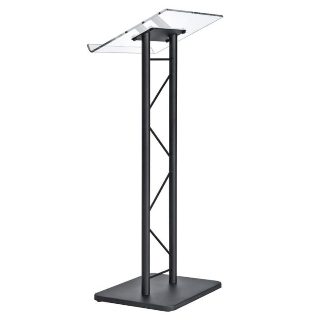 Modern & Stylish Acrylic and Metal Podium (43.4" Height)