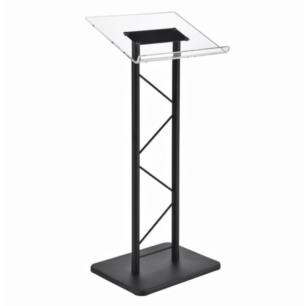 Modern & Stylish Acrylic and Metal Podium (43.4" Height)