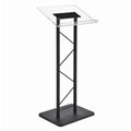 Modern & Stylish Acrylic and Metal Podium (43.4" Height)