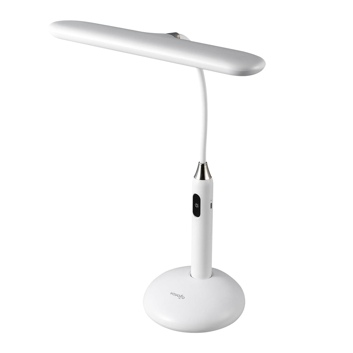 LED Desk Lamp 6778B - Touch Control, Adjustable 2700-7000K Color Temperature, 700 Lumens, 360° Flexible Gooseneck, USB-C Charging, 2.5hrs Cordless, Eye-Caring Light (White)