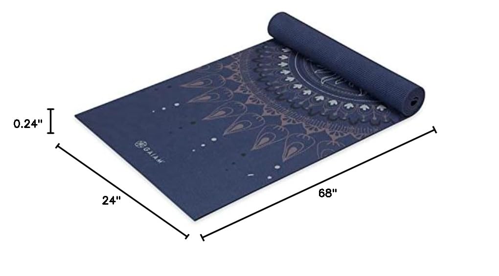 Premium Yoga Mat, 6mm Thick Print Mat (Hear & Now)