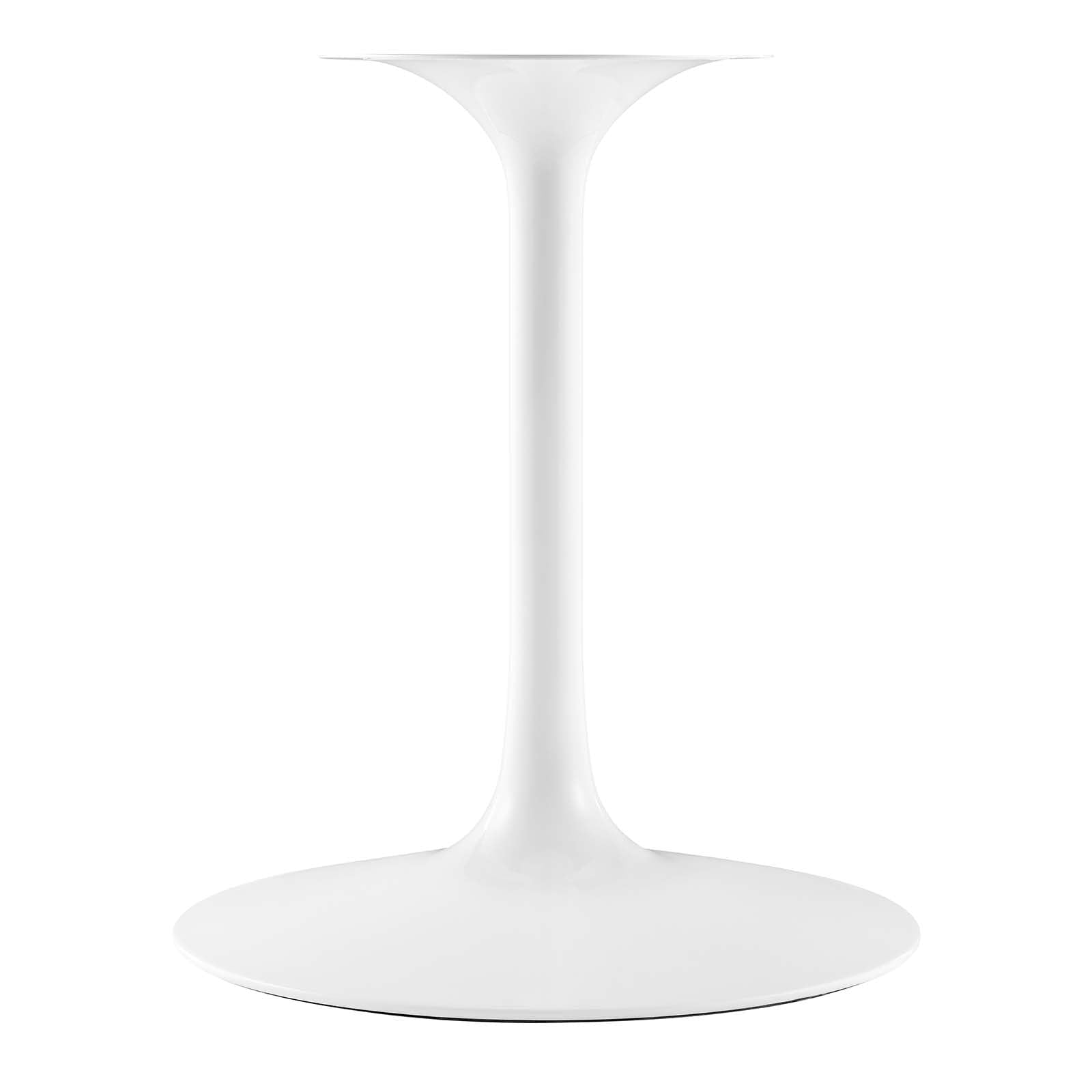 Modway Lippa Dining Table, 60", White Cherry Walnut