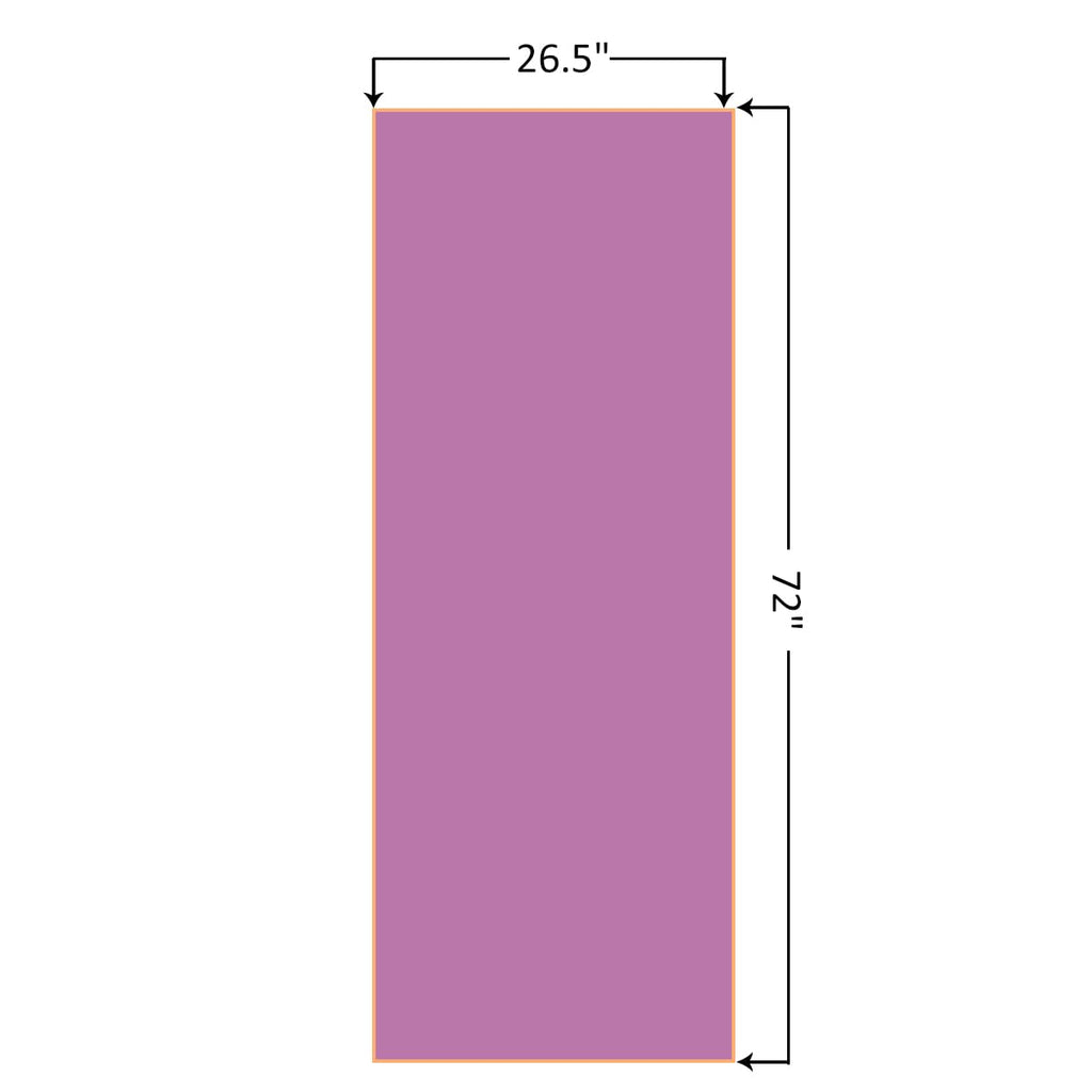 Hot Yoga Mat Towel, Ultra-Absorbent Microfiber 72" x 26.5"