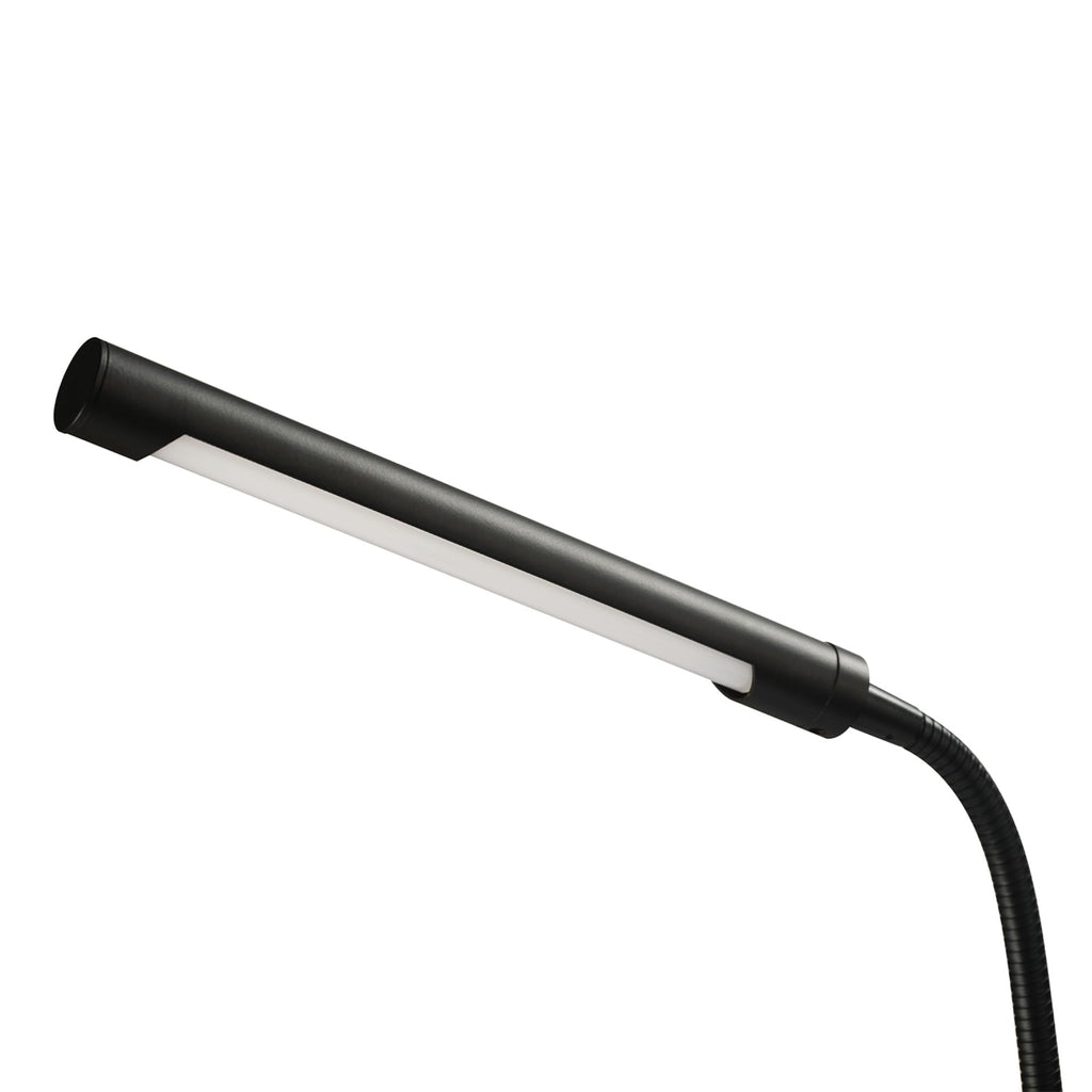 56060 Arden 12" LED Integrated Desk Lamp, Adjustable Gooseneck, in-Line On Off Switch, USB Cable Included, 7 Watts, 200 Lumens,Black