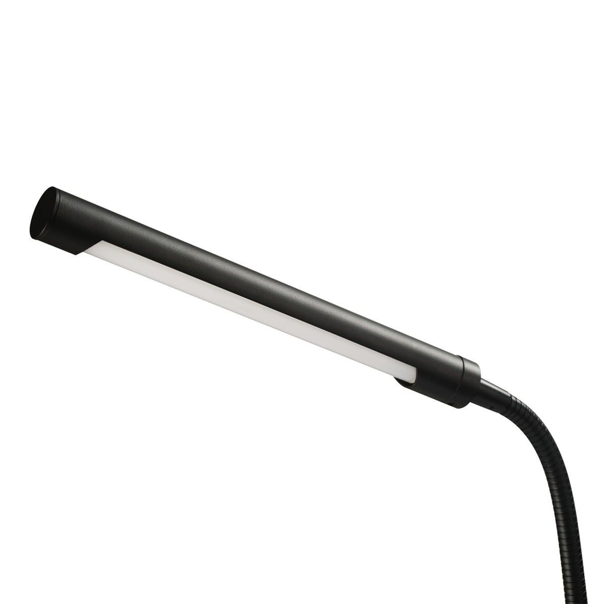 56060 Arden 12" LED Integrated Desk Lamp, Adjustable Gooseneck, in-Line On Off Switch, USB Cable Included, 7 Watts, 200 Lumens,Black