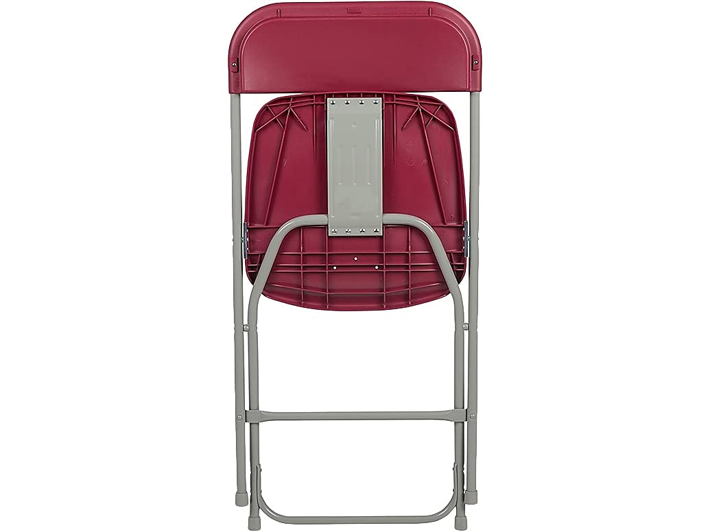2 Pack , Hercules™ Series Plastic Folding Chair - Red - 650LB Weight Capacity Comfortable Event Chair - Lightweight Folding Chair