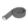 Yoga Strap (8ft) Stretch Band with Adjustable Metal D-Ring Buckle Loop | Exercise & Fitness Stretching for Yoga, Pilates, Physical Therapy, Dance, Gym Workouts (Storm)