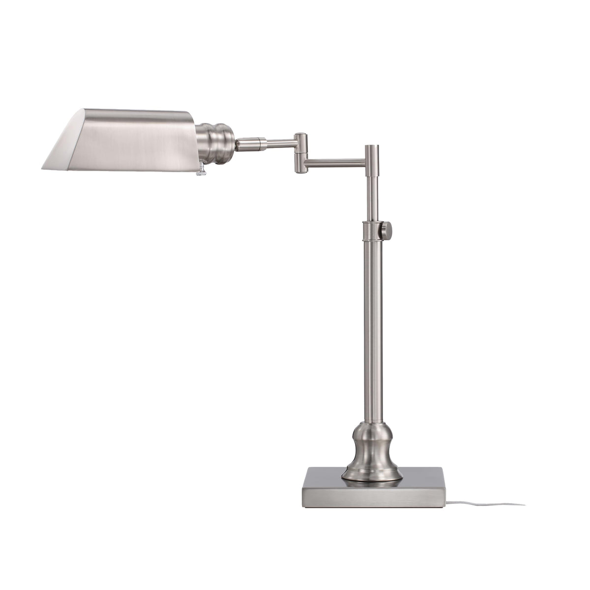 Arcadia Pharmacy Desk Lamp, Brushed Nickel