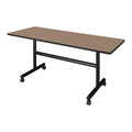 Kobe 60 x 24 in. Flip-Top Training Nesting Table- Noble Oak