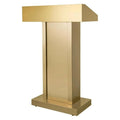 Heavy Duty Podium Stainless Steel Lecterns Stylish Modern Pulpits Well Designed Podium Stand Edge Guard Podium Widely Used