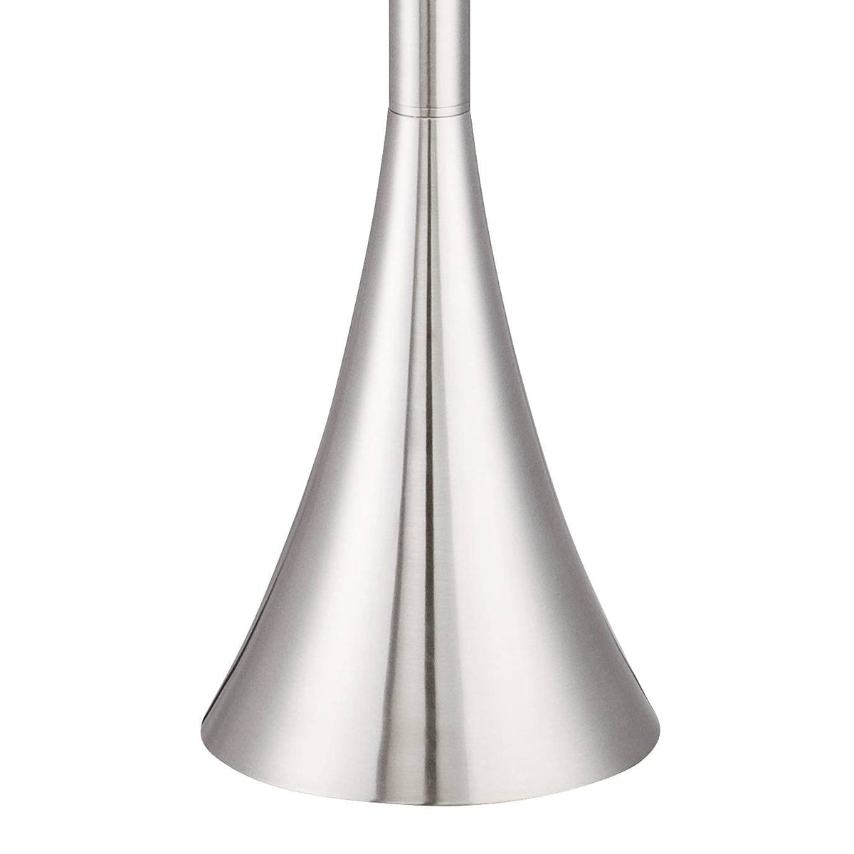 Piazza 76.8" Tall Nickel Torchiere Floor Lamp with Riser