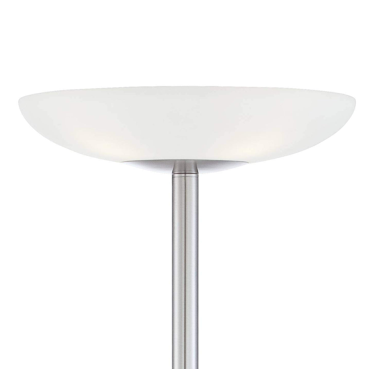 Light Blaster 72" Tall Nickel 4-Light Torchiere Floor Lamp