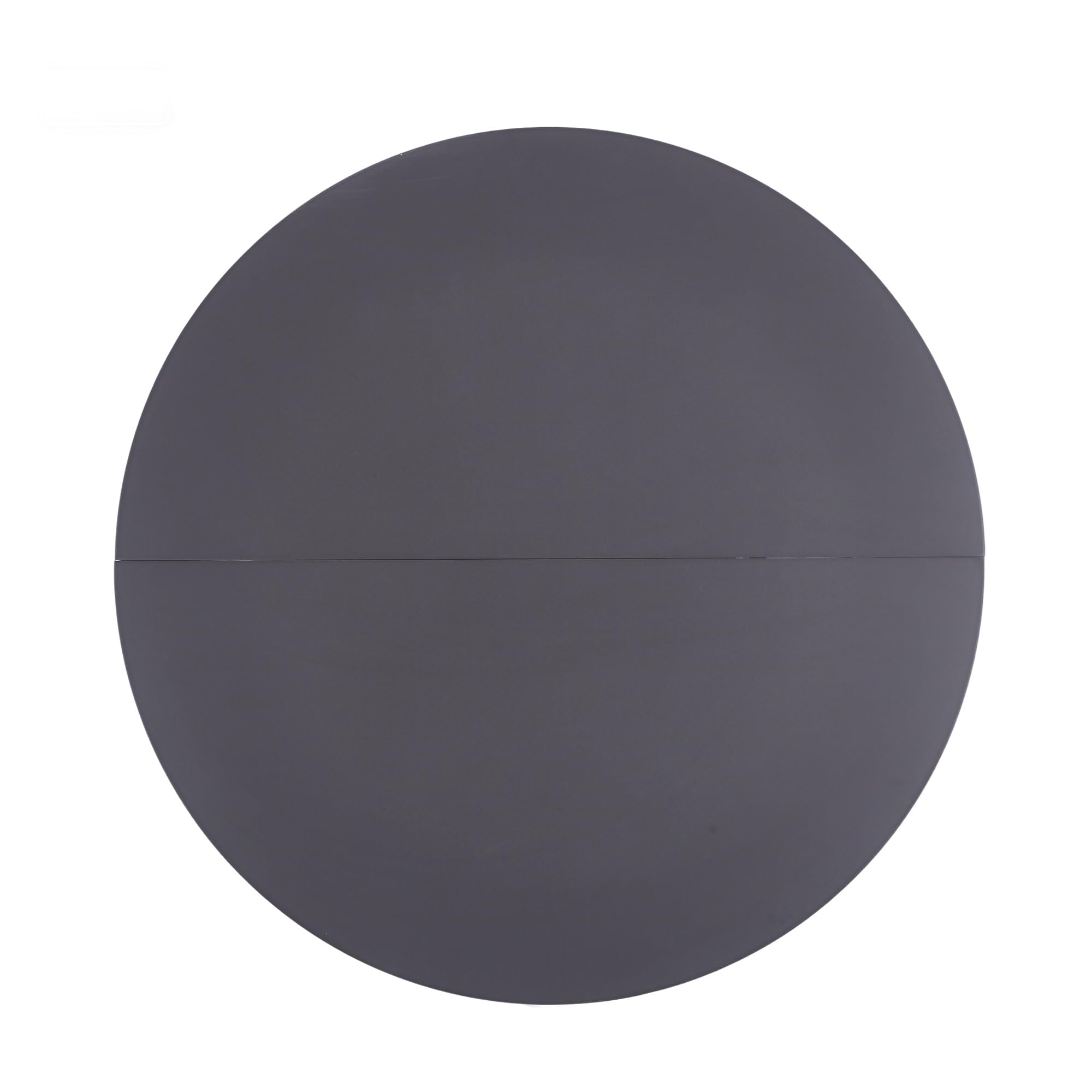 Sybrioka 42" Tulip Table for 4-6 Persons Modern Round Dining Room Table, Mid-Century Modern Grey Small Kitchen Table with MDF Wooden Top, Leisure Coffee Table for Living Room, Dining Room, Office