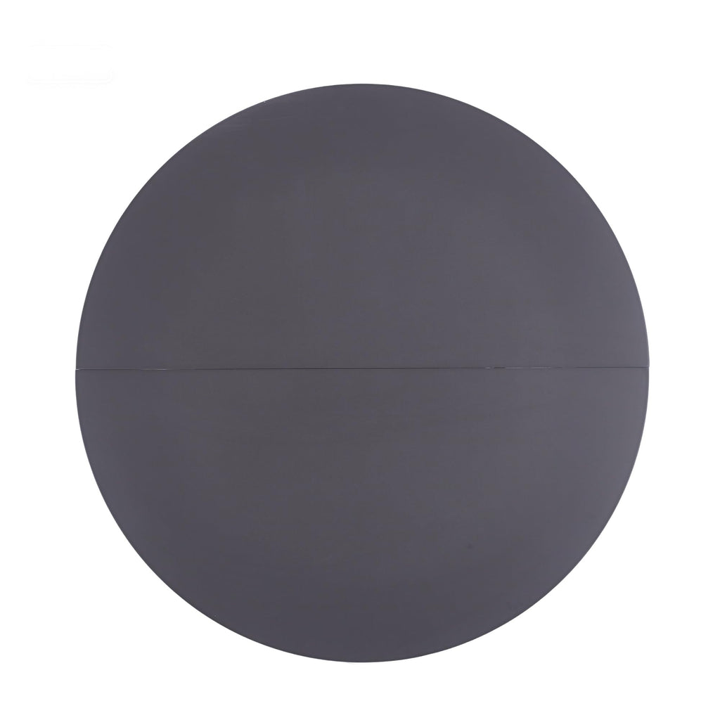 Sybrioka 42" Tulip Table for 4-6 Persons Modern Round Dining Room Table, Mid-Century Modern Grey Small Kitchen Table with MDF Wooden Top, Leisure Coffee Table for Living Room, Dining Room, Office