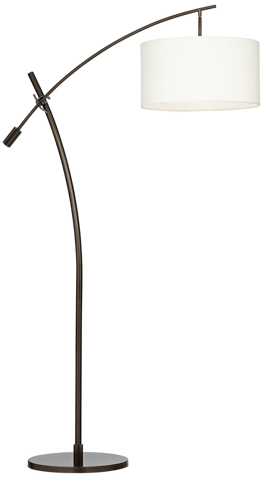 Bronze Boom Arc 69" Tall Floor Lamp with USB Dimmer