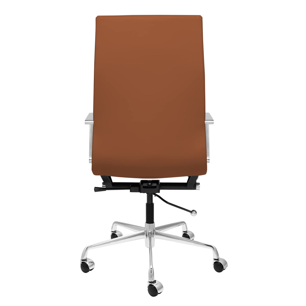 Tall Back Ribbed Management Chair (Brown)