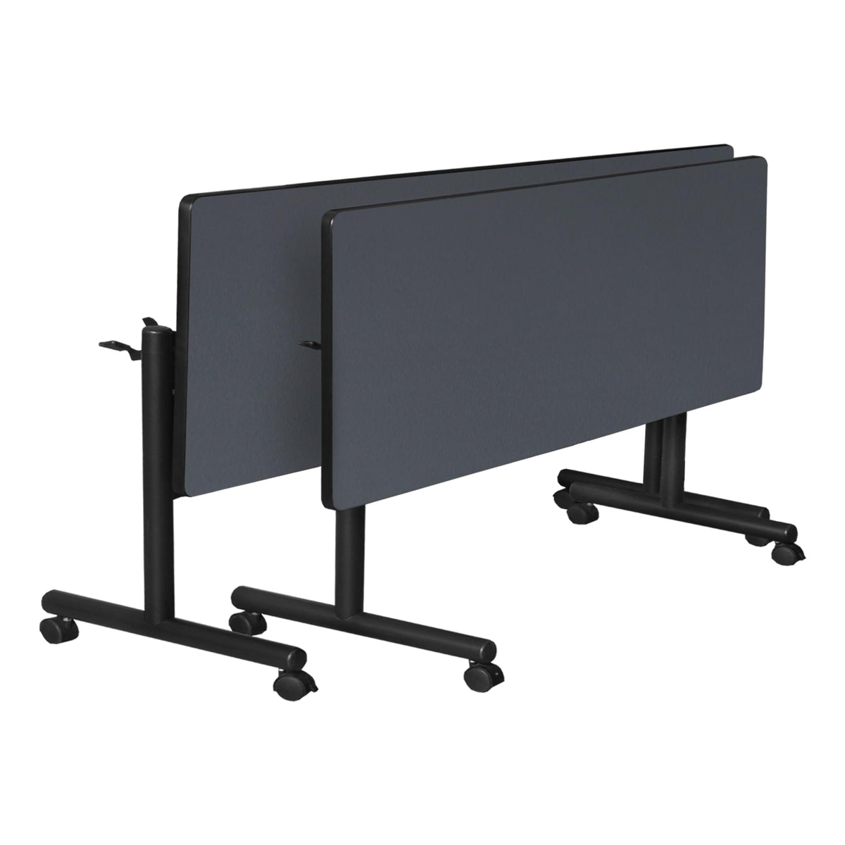 Kobe 48" x 30" Flip Top Mobile Training Table- Grey