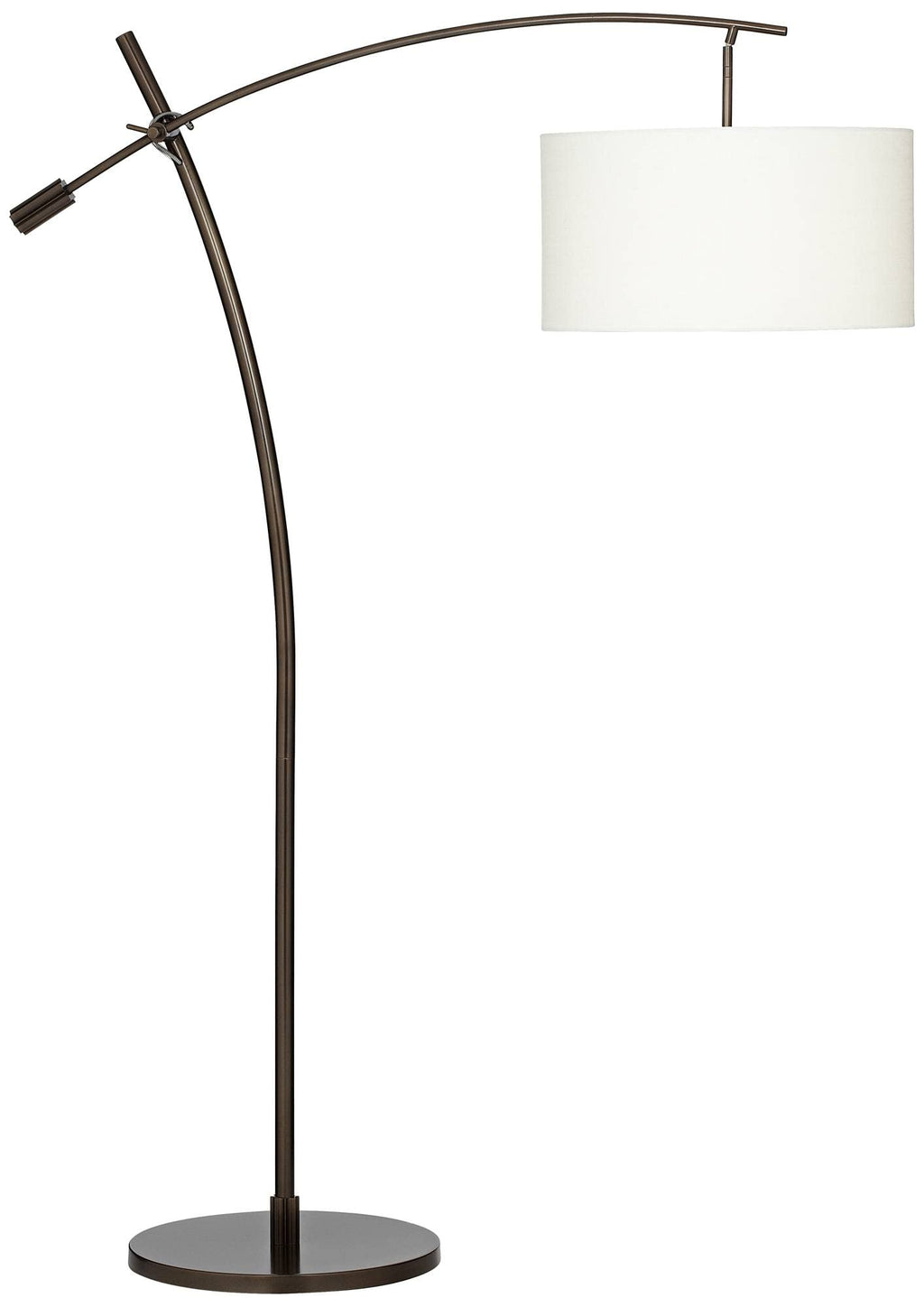Bronze Boom Arc 69" Tall Floor Lamp with USB Dimmer