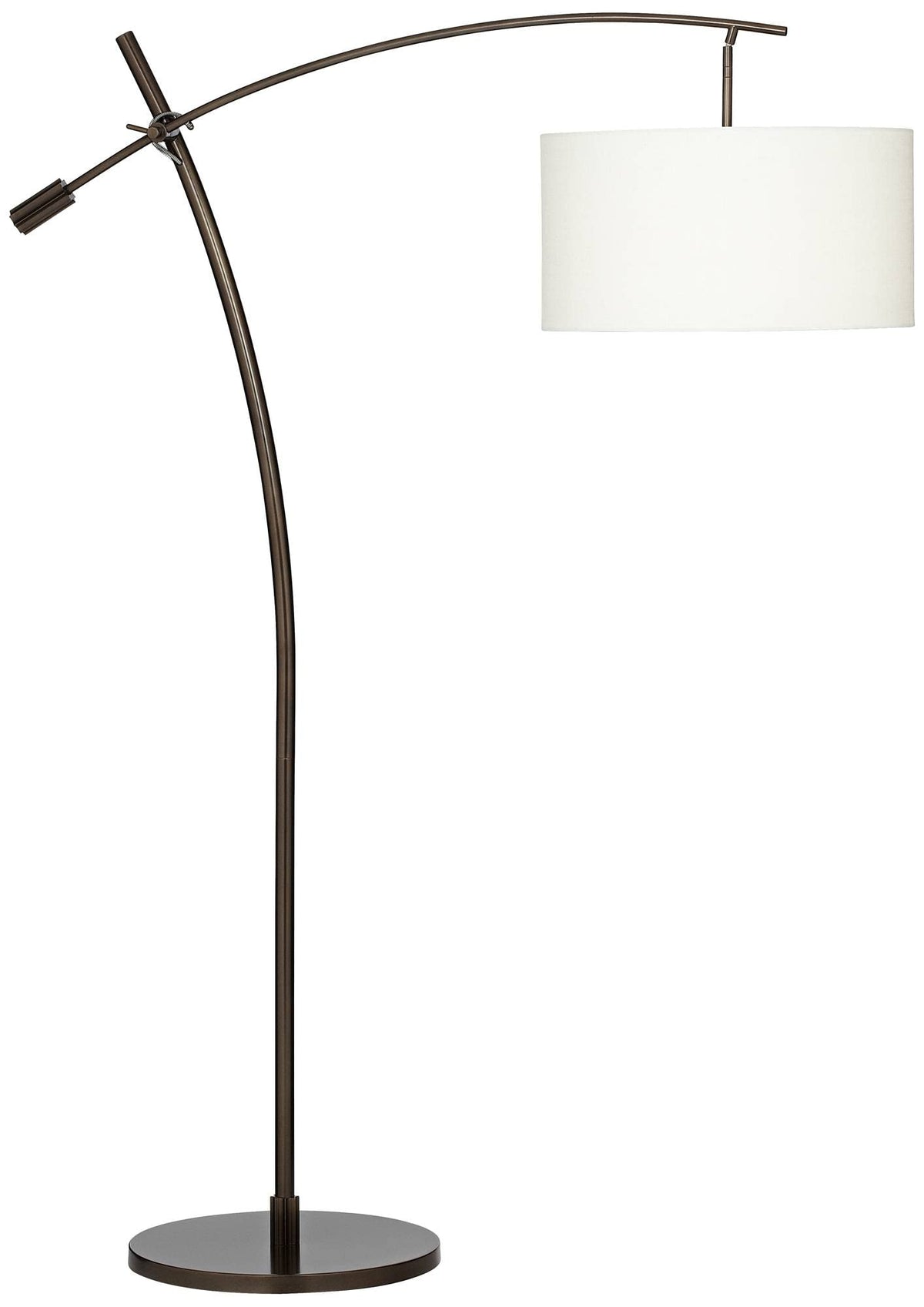 Bronze Boom Arc 69" Tall Floor Lamp with USB Dimmer