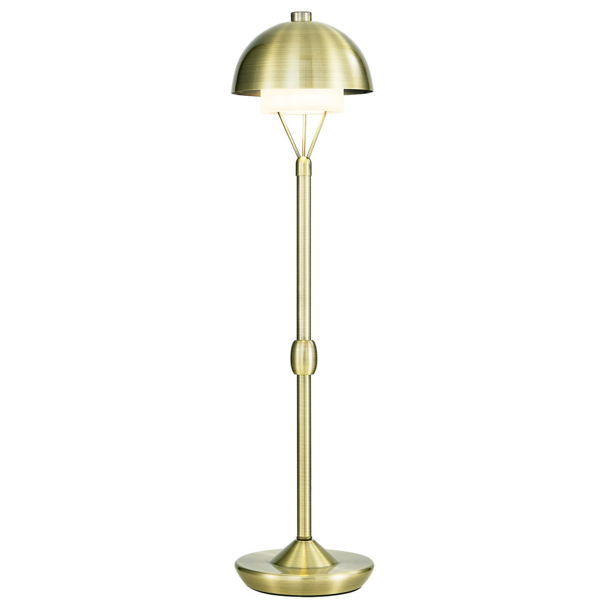 Cordless Modern Table Lamp, Rechargeable Battery, Antique Bronze