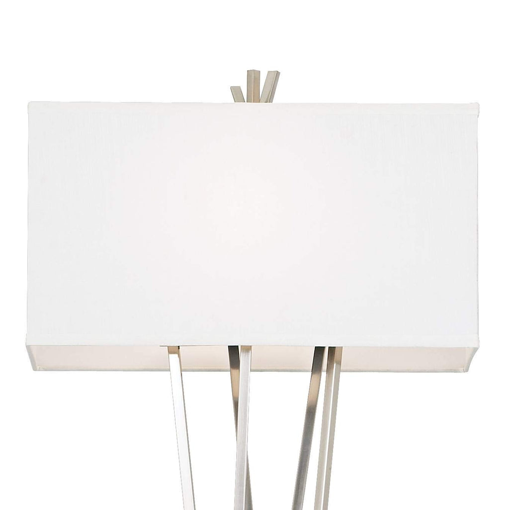 Asymmetry 63 1/2" Tall Brushed Nickel Modern Floor Lamp
