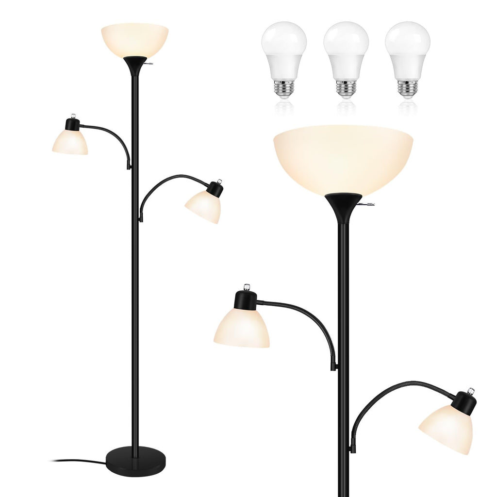 Floor Lamps for Living Room, 72" Tall Torchiere Floor Lamp