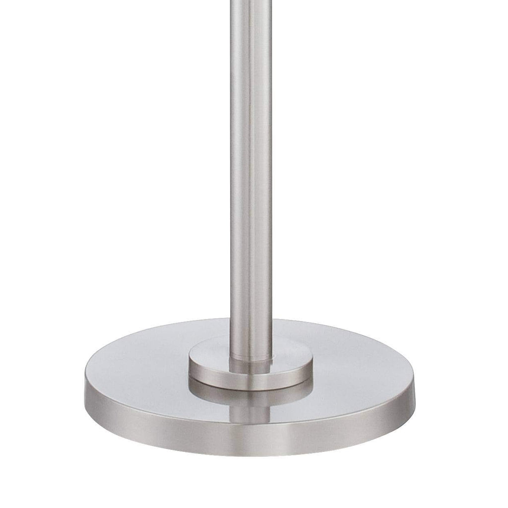 Light Blaster 72" Tall Nickel 4-Light Torchiere Floor Lamp