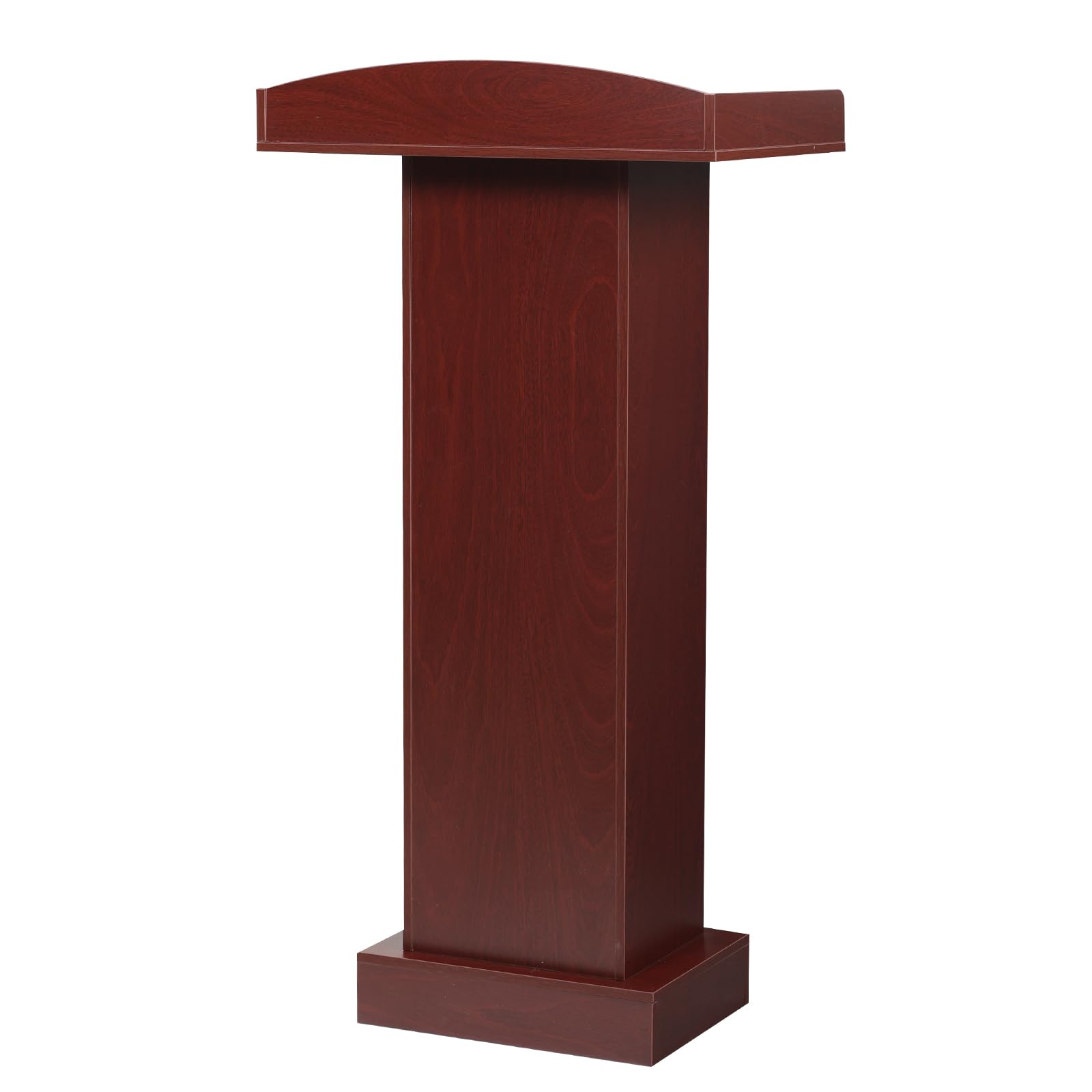 Podium Stand for Lectern Presentation Church Classroom, Pulpit with Wooden Heavy Base, Podium for Lecture, Wedding Speech