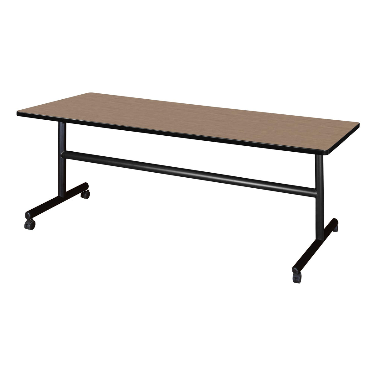 Kobe 72 x 30 in. Flip-Top Training Nesting Table- Noble Oak