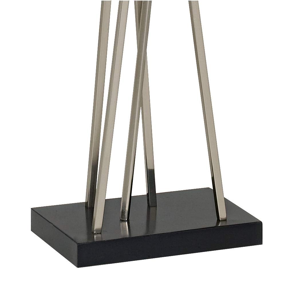 Asymmetry 63 1/2" Tall Brushed Nickel Modern Floor Lamp