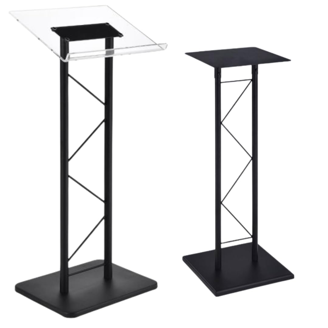 Modern & Portable Complete Podium & Side Table Bundle