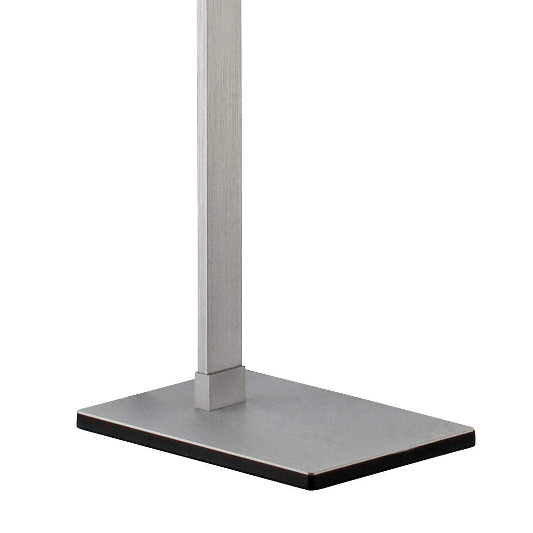 Royce Adjustable Arm Aluminum LED Task 61" Tall Floor Lamp