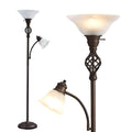 Torchiere Floor Lamp for Living Room, LED Standing Reading Light