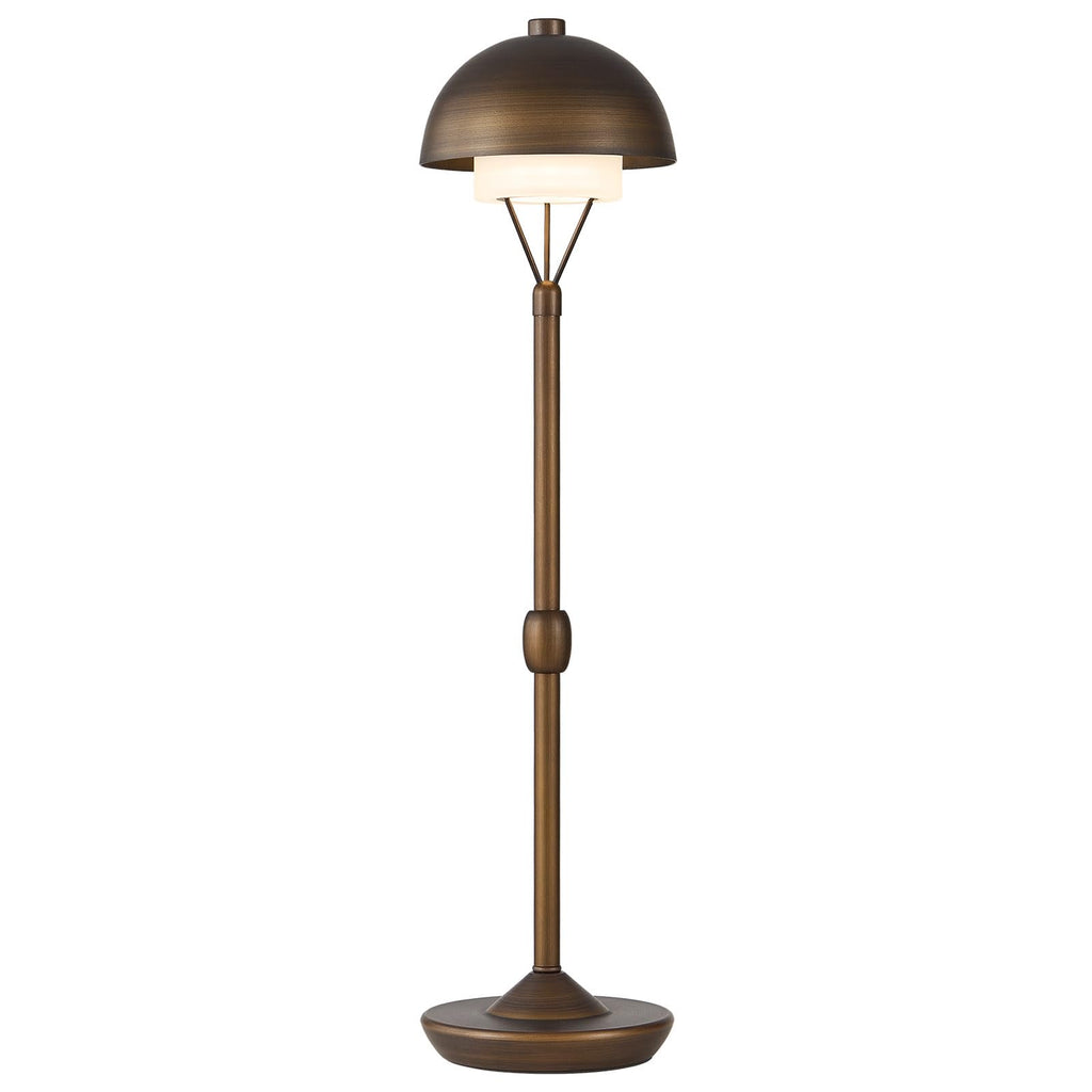 Cordless Modern Desk Lamp, Rechargeable Battery, Brown Bronze