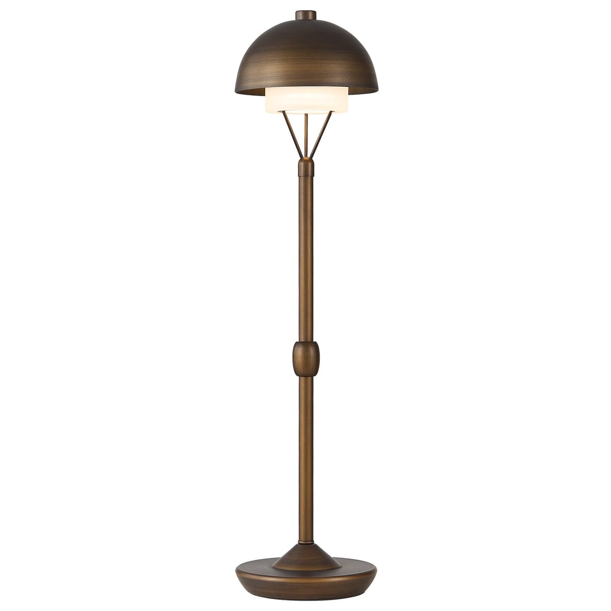 Cordless Modern Desk Lamp, Rechargeable Battery, Brown Bronze