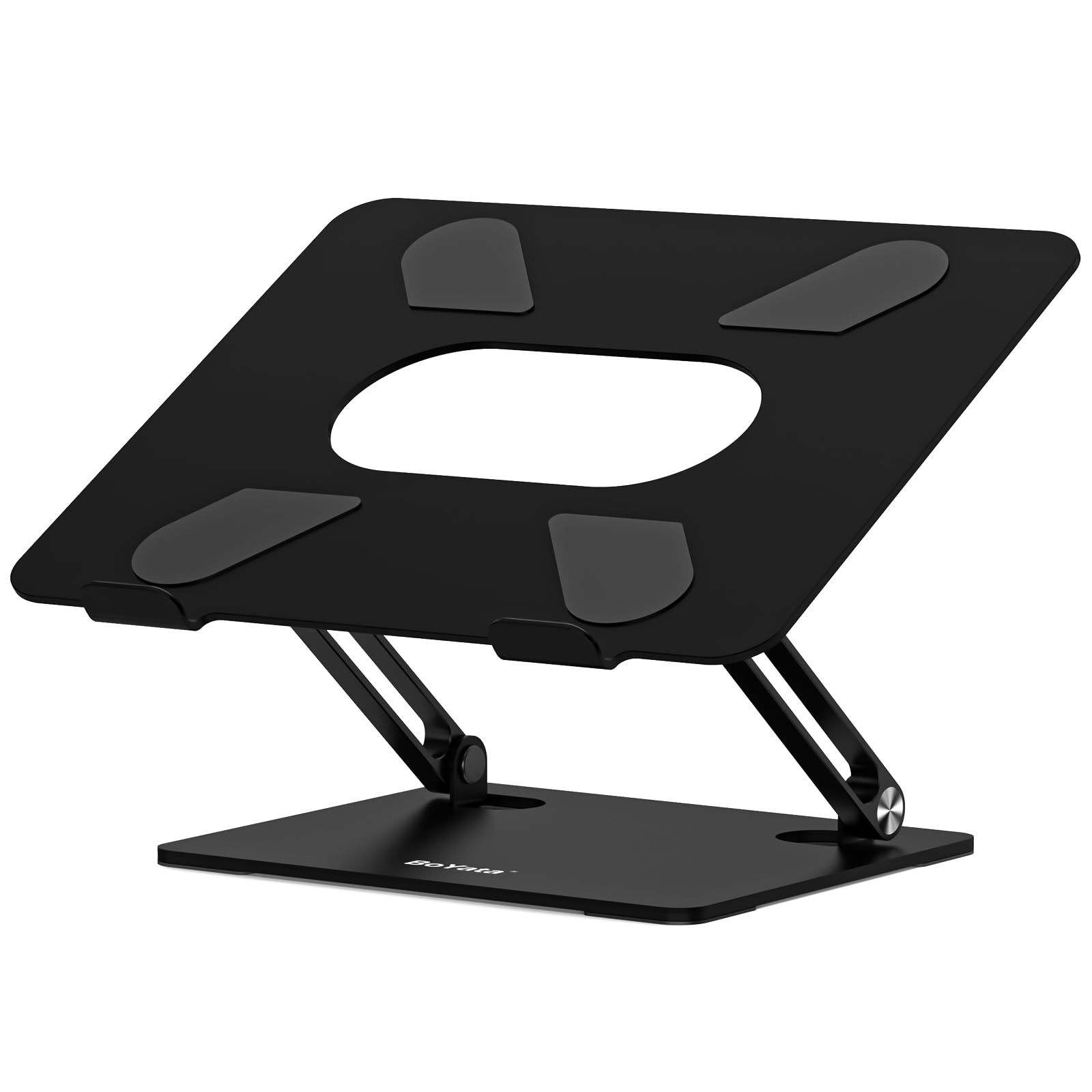 Laptop Stand, Laptop Holder, Multi-Angle Stand with Heat-Vent, Adjustable Notebook Stand for Laptop up to 17 inches, Compatible for MacBook Pro/Air, Surface Laptop, and so on (Black)