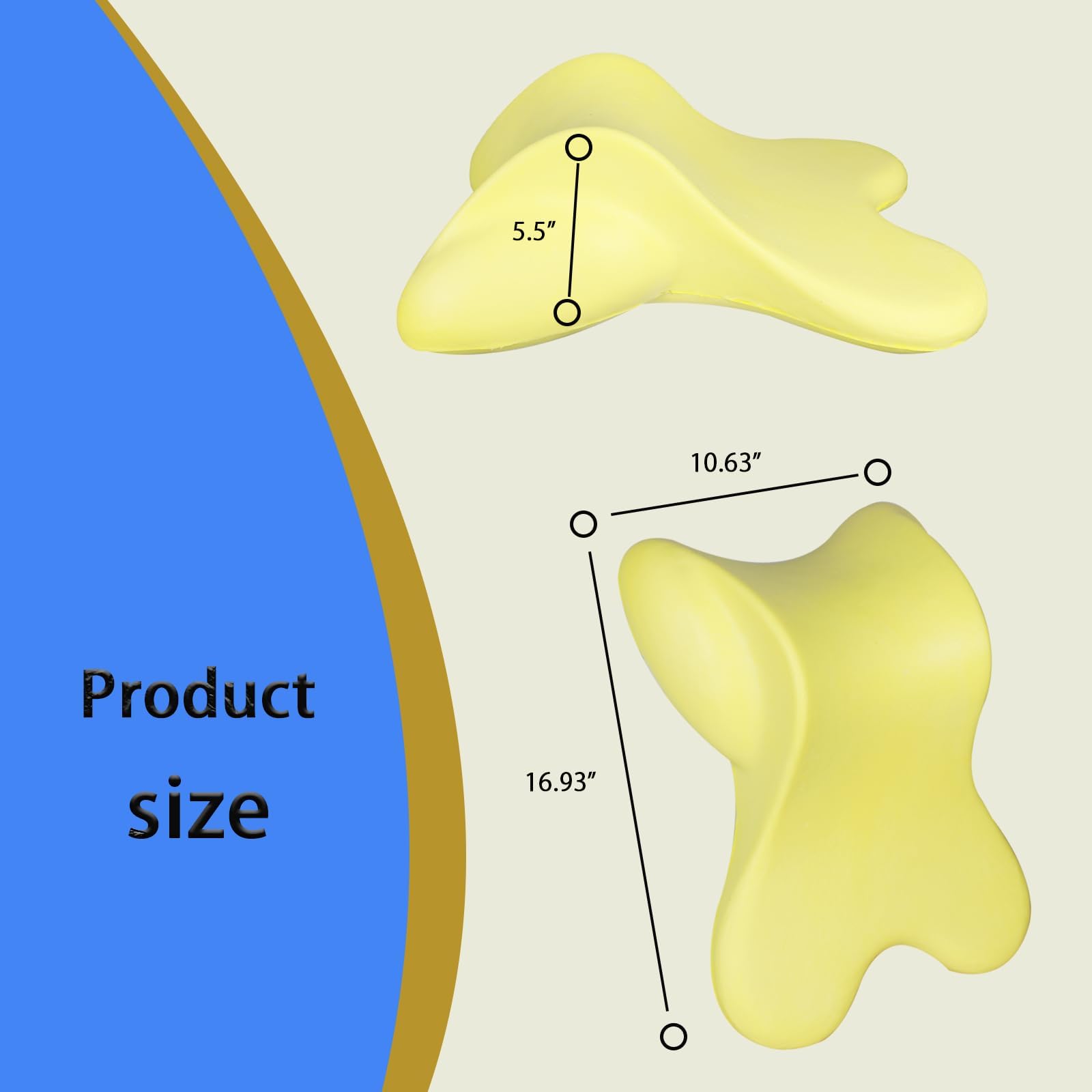 Headrest Pillow Office Chair Neck Pillow Ergonomic Design Double Straps Design Suitable for Different Heights
