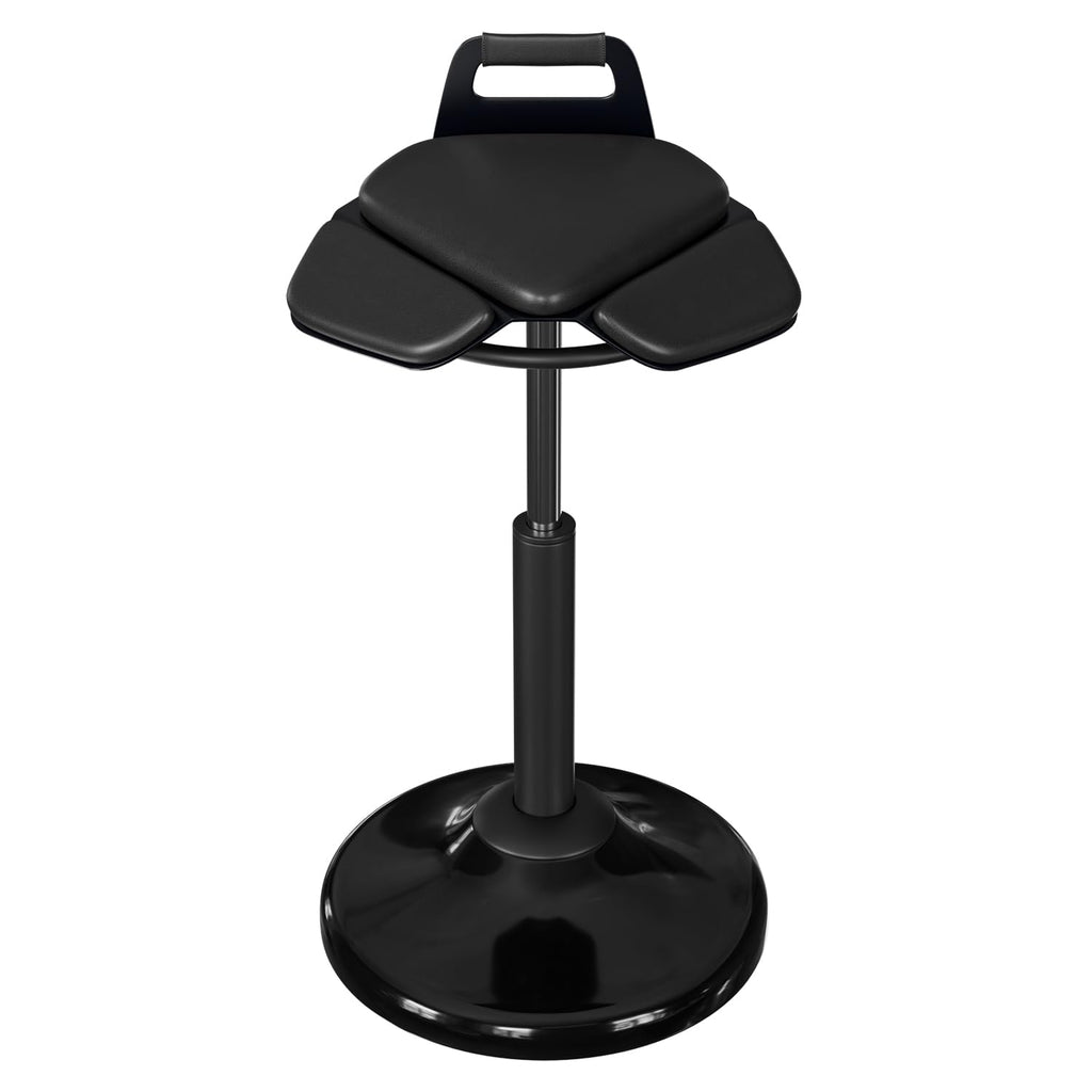 Standing Desk Stool – Ergonomic 360° Swivel Chair with Adjustable Height (19.6–29.8 in) for Comfortable Sitting or Leaning
