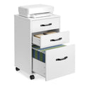 Mobile File Cabinet, 3 Drawers Filing Cabinet with Wheels
