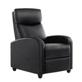 Recliner Chair Fabric Recliner Sofa No Massage, Home Theater Seating with Lumbar Support, Adjustable Push Back Overstuffed High-Density Sponge Reclining for Living Room, Grey