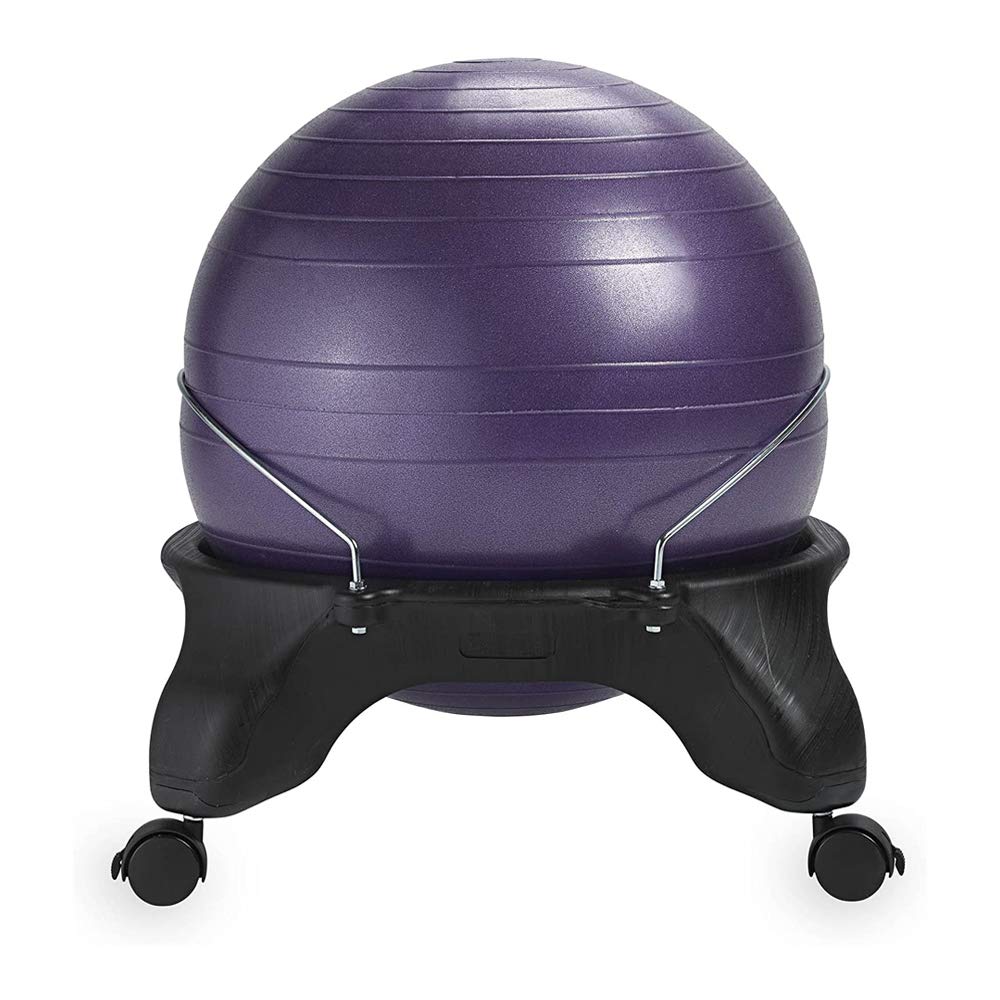 Classic Backless Balance Ball Chair, Purple