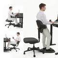 Standing Desk Chair, Standing Mate Chair for Sit-Stand, Ergonomic Leaning Perch Chair with Anti-Fatigue Mat, Standing Stool, Saddle Chair, Height Adjustable Home Office Posture Seat