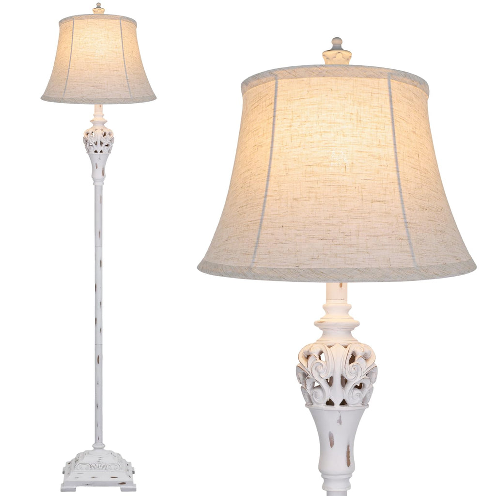 Vintage Floor Lamp for Living Room, Traditional Tall Standing Lamp