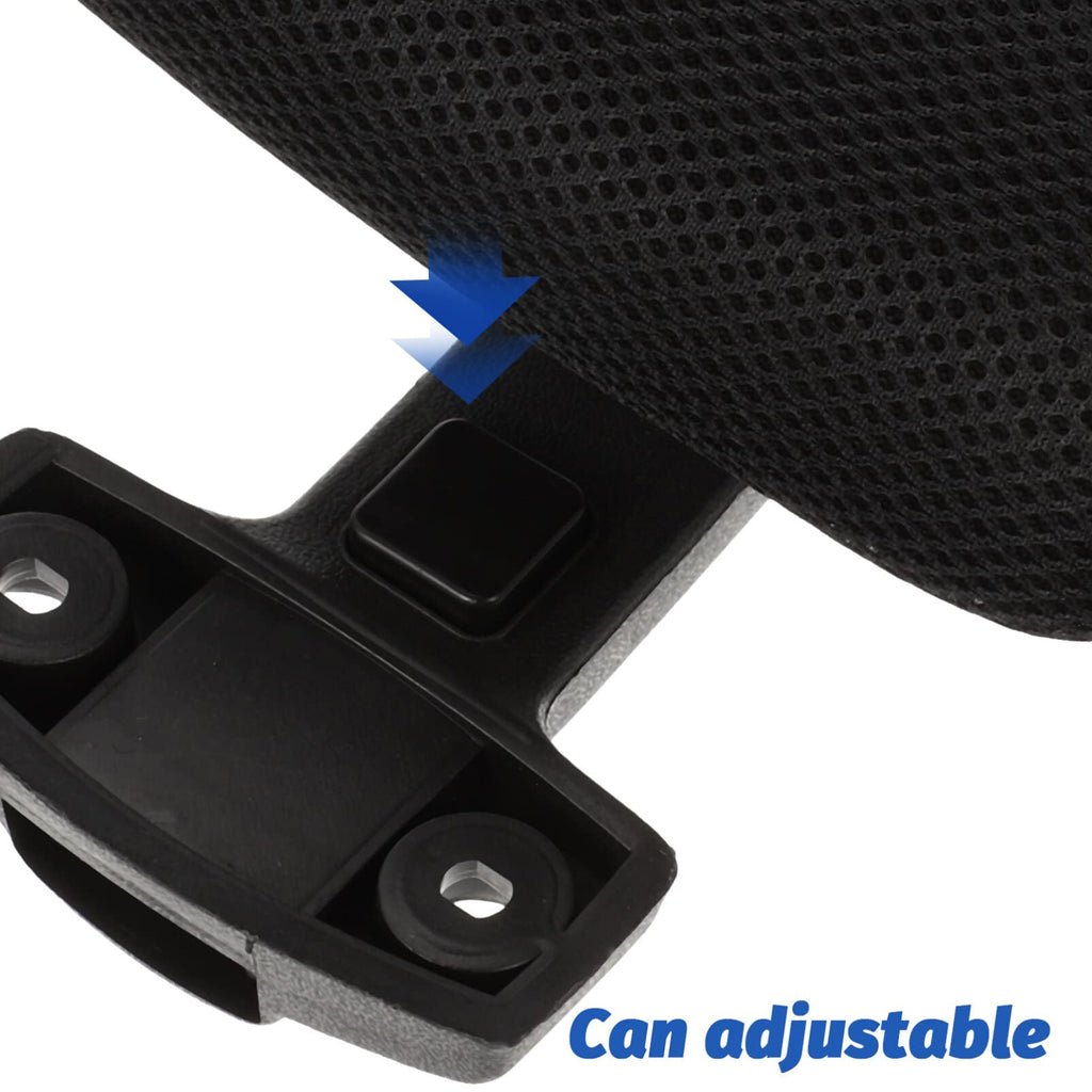 1set Adjustable Ergonomic Headrest for Office Chairs Comfortable Neck Support Pillow for Computer Work Height-Adjustable Cushion Attachment for Enhanced Comfort and