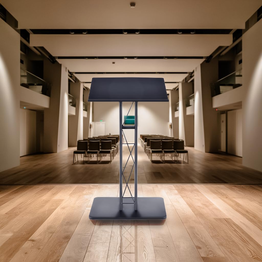 Podium, Modern Metal Podium for Churches, Meetings, Halls