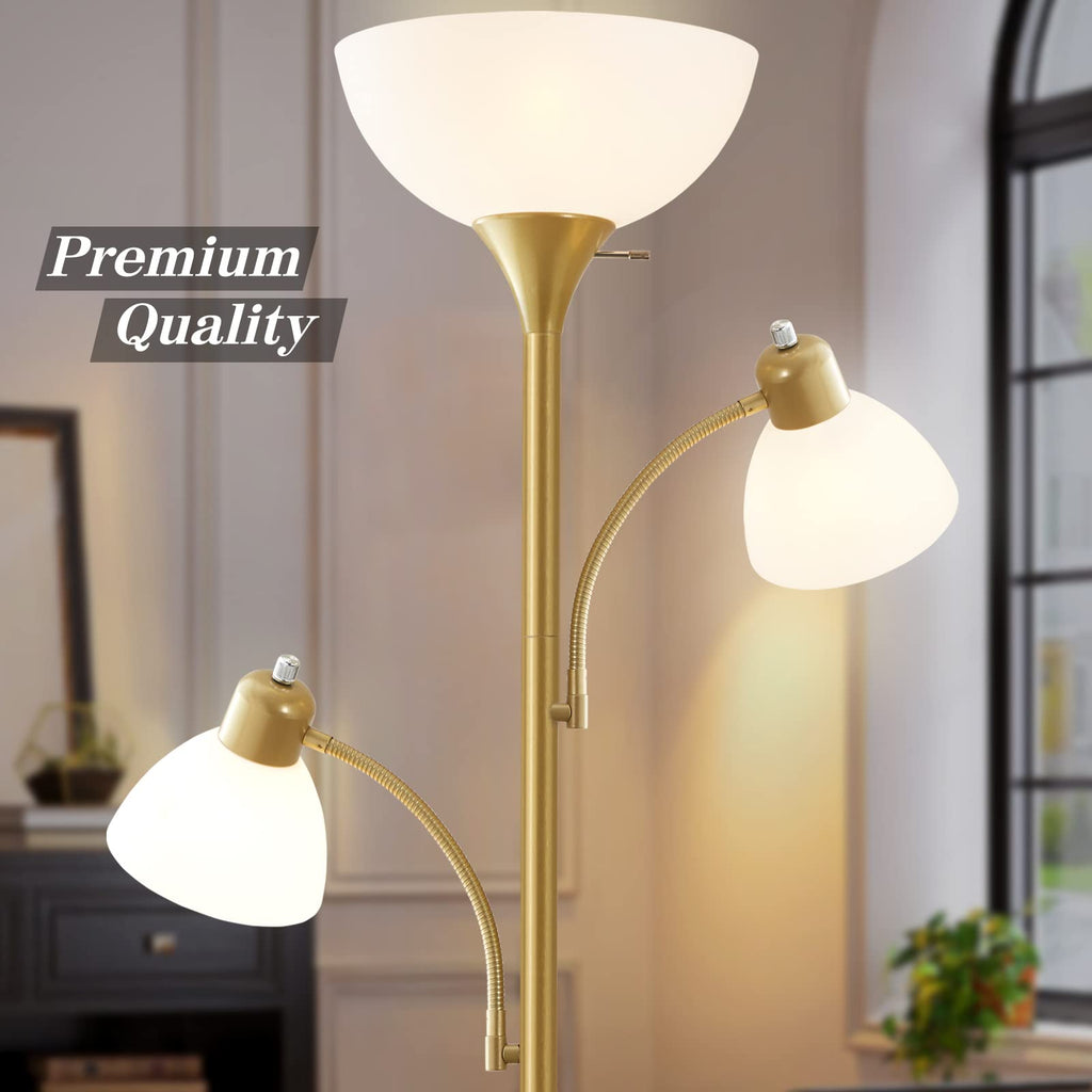 Floor Lamps for Living Room, 72" Tall Standing Lamps, Torchiere Lamp