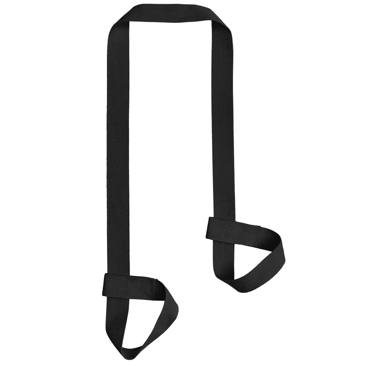 Yoga Mat Strap, Adjustable Durable Yoga Mat Carrier & Stretching Strap, 5.9feet, Multiple Color Choices (Black(Style B),5.9feet)