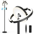 LED Floor Lamp, Dimmable 3000-6000K, Remote & Touch Controls Black