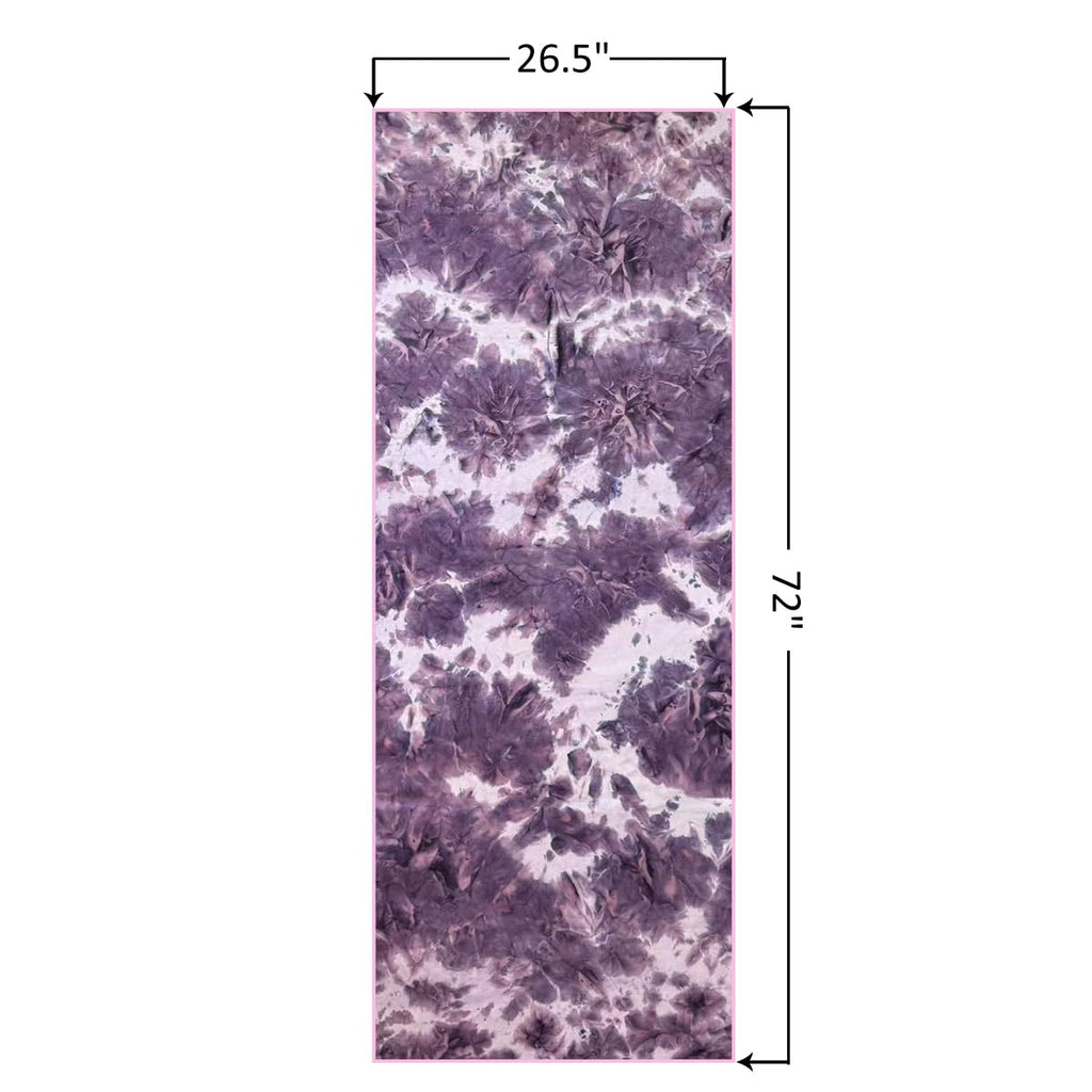 2 Pack Hot Yoga Mat Towel, Ultra-Absorbent Microfiber 72" x 26.5"